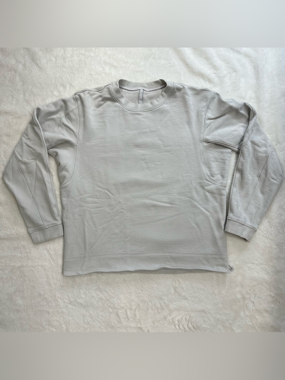 Lululemon Oversized French Terry Crewneck Sweatshirt Seal Grey M